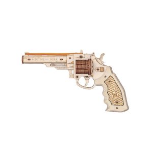 3D Wooden Puzzle Toy Gun Rubber Band Corsac M60 Model