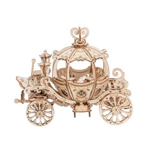 3D Wooden Puzzle Pumpkin Carriage
