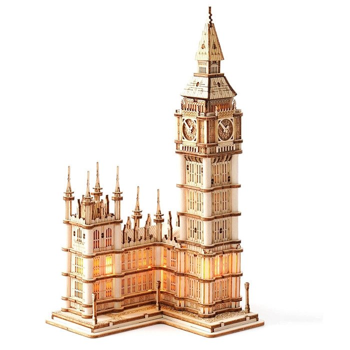 Big Ben With Lights Architecture 3D Wooden Puzzle