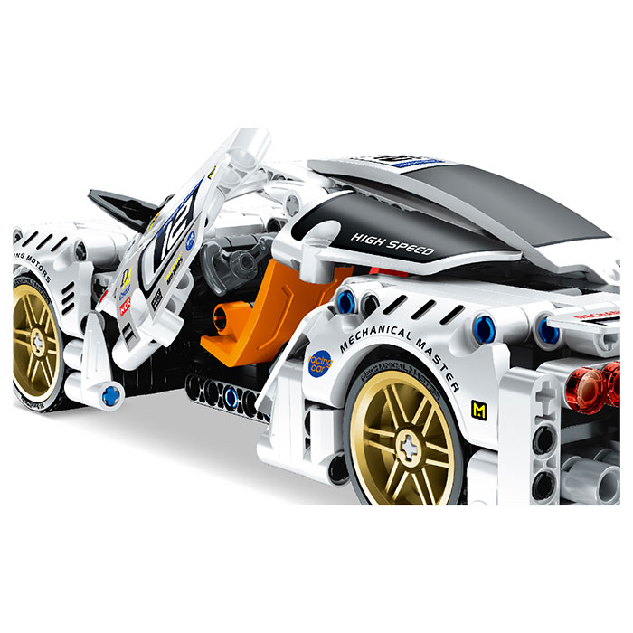 Pull Back Block Kit Super Car 2 – 437 Pieces – Tradeopia Corp.