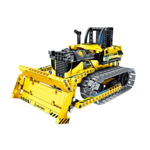 Remote Control and Application Programming Block Kit Crawler Bulldozer Mechanical Engineering 3 In 1 - 452 Pieces