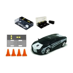 R/C Police Car with Remote Control 2.4GHz, 1:64 Scale Mini