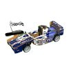 F1 Racing Car with Pull Back Gear Box - 3D Wood Puzzle (26 Pieces) Mini Model Vehicle