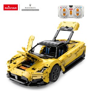 1:8 Scale R/C Maserati MC20 Bricks Car - 3466 Pieces, Fully Functional, Interactive Features, Officially Licensed, Perfect for Car Enthusiasts and Future Engineers